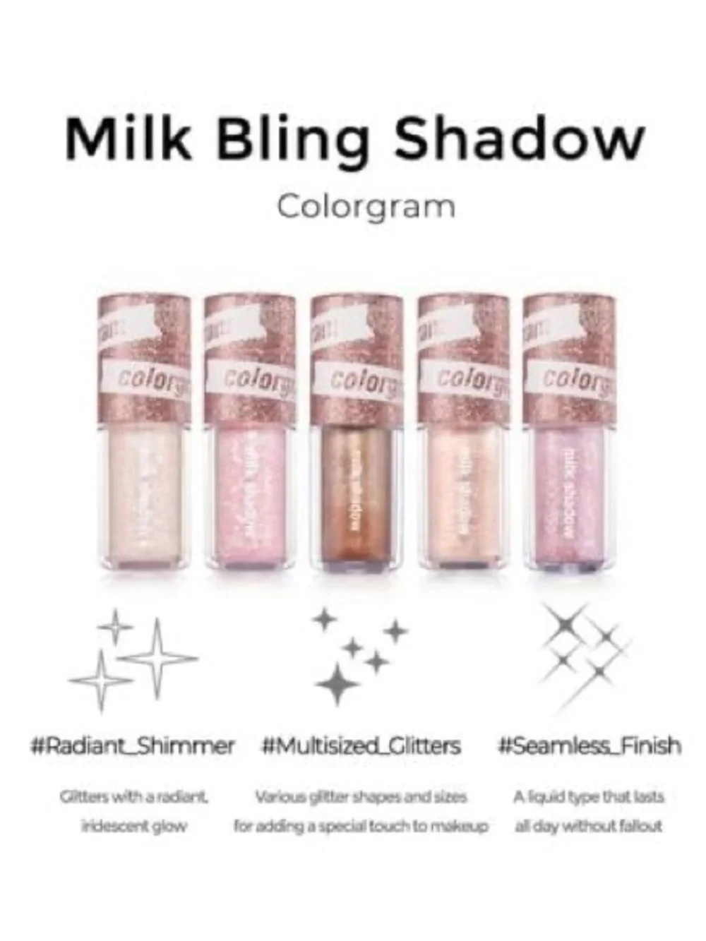 Colorgram Milk Bling Shadow shade 02 Opal Flash